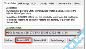 Cách thực hiện nạp MBR và PBR cho ổ cứng
