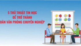 Hãy bỏ túi 5 thủ thuật tin học để trở thành dân văn phòng chuyên nghiệp