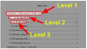Chi tiết cách để bạn làm mục lục trong Word