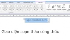 Thủ thuật để soạn thảo công thức toán học trong Word