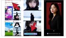 Cách để ghép ảnh trend tuyết rơi bằng câu lệnh AI siêu dễ dàng