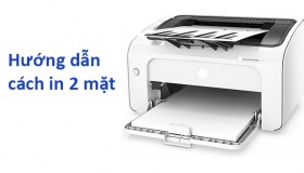 Hướng dẫn cách in 2 mặt trên máy in 1 mặt