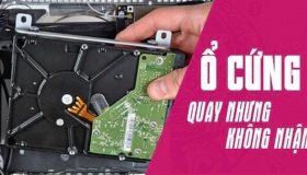 Lỗi ổ cứng vẫn quay nhưng không nhận