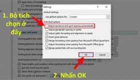 Sửa lỗi cách chữ trong Word