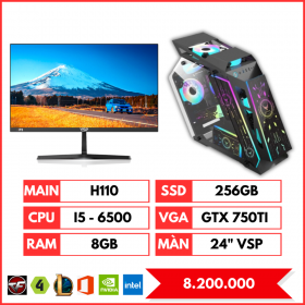 Bộ Pc Intel Core i5-6500 | Ram 8GB | GTX 750TI